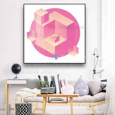 Mua file gốc File bộ tranh treo hiện đại HD23839 (PSD) tại Filetranh.com