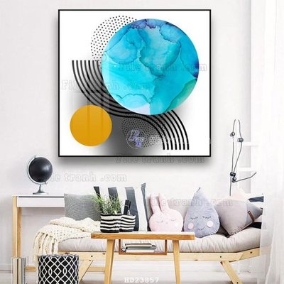 Download file gốc File bộ tranh treo hiện đại HD23857 (in mica) 3D