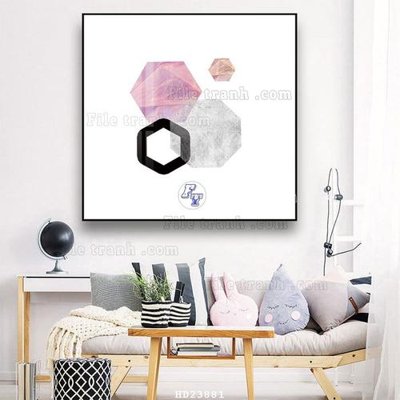 File gốc File bộ tranh treo hiện đại HD23881 (ảnh chi tiết) để in lụa