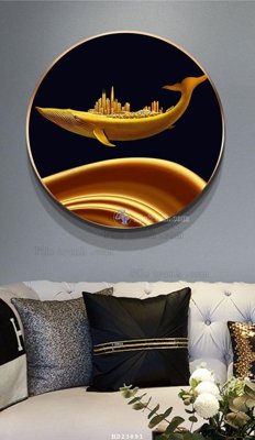 File tranh File bộ tranh treo hiện đại HD23891 (file gốc) chuẩn màu in