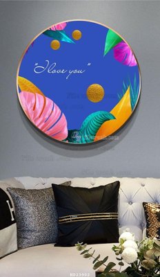File tranh File bộ tranh treo hiện đại HD23902 (file gốc) chủ đề phong thủy