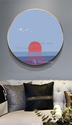 Tải file File bộ tranh treo hiện đại HD23906 (gốc) chủ đề phong thủy