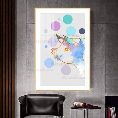 File tranh File bộ tranh treo hiện đại HD23916 (gốc) chủ đề thiên nhiên