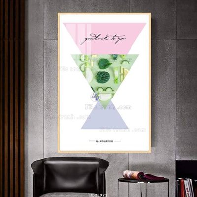 File gốc File bộ tranh treo hiện đại HD23922 (in lụa) họa tiết 3D