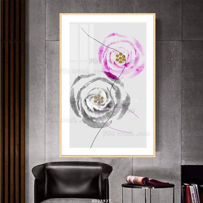 File in trần File bộ tranh treo hiện đại HD23927 (file gốc) xuyên sáng