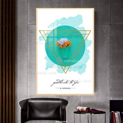 File gốc File bộ tranh treo hiện đại HD23985 (chuẩn màu) cho in offset