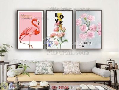 File gốc File tranh hiện đại HD24 (AI/EPS) cho in ấn