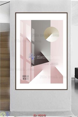 File gốc File tranh hiện đại HD240 (phong cách) cổ điển