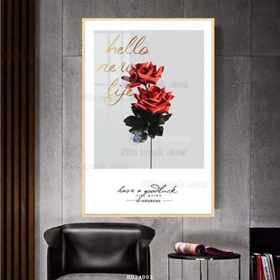 File ảnh File bộ tranh treo hiện đại HD24003 (gốc) in biển hiệu