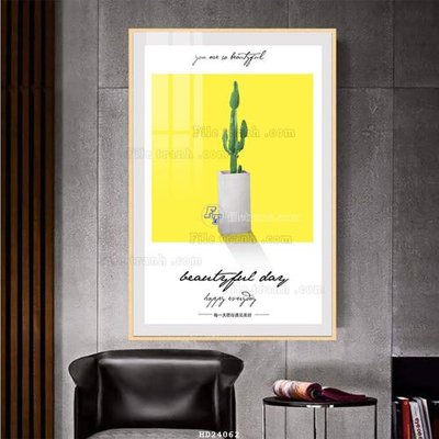 File in trần File bộ tranh treo hiện đại HD24062 (bản gốc) phong cảnh