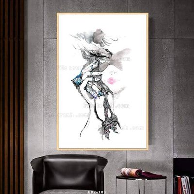 Download file gốc File bộ tranh treo hiện đại HD24103 (in mica) 3D