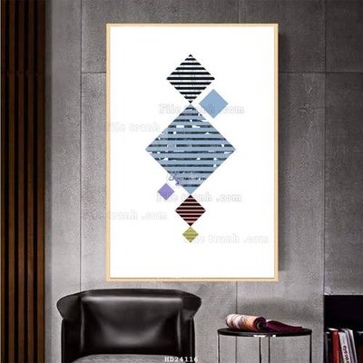 File tranh gốc File bộ tranh treo hiện đại HD24116 (sắc nét từng chi tiết)