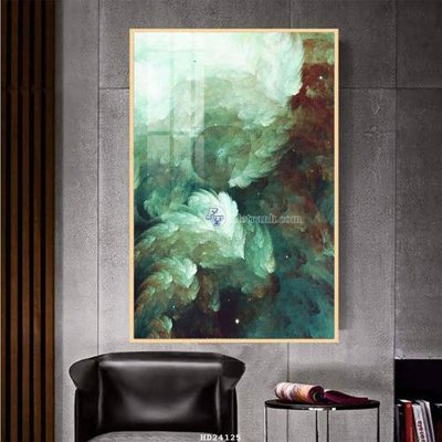 File gốc File bộ tranh treo hiện đại HD24125 (in tráng gương) nghệ thuật