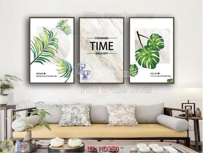 File in trần File tranh hiện đại HD250 (bản gốc) hoa văn