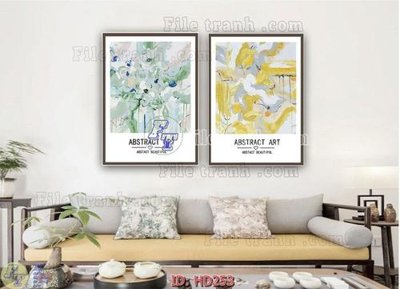 Tải file gốc File tranh hiện đại HD253 (bản PSD) còn layer