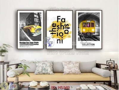 File gốc File tranh hiện đại HD262 cho in ấn và thiết kế