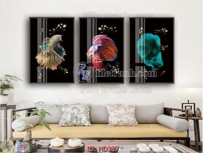 File gốc File tranh hiện đại HD287 (in tráng gương) hiện đại