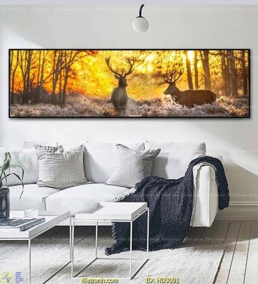 File gốc File tranh treo hiện đại HD3001 (in tráng gương) ốp tường