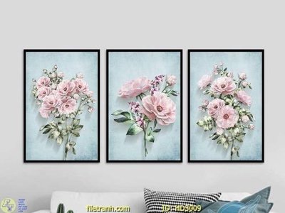 File gốc File tranh treo hiện đại HD3009 (in mica) làm bảng hiệu