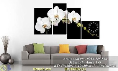 File tranh in tráng gương File tranh treo hiện đại HD3032 (siêu nét)