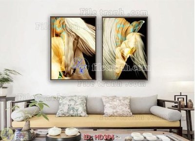 File gốc File tranh hiện đại HD304 (in lụa) tranh phong thủy