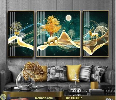File gốc File tranh treo hiện đại HD3067 (PNG) nền trong suốt