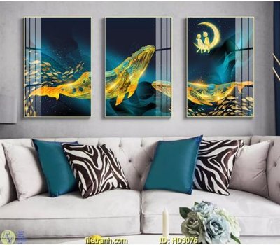 File in trần File tranh treo hiện đại HD3076 (bản gốc) trời sao