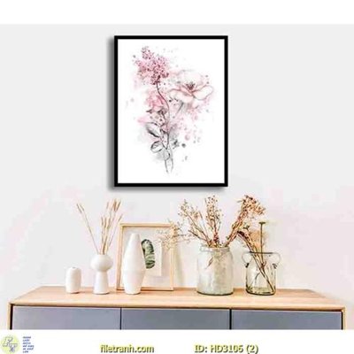 File in trần File tranh treo hiện đại HD3106 (bản gốc 3D) sống động