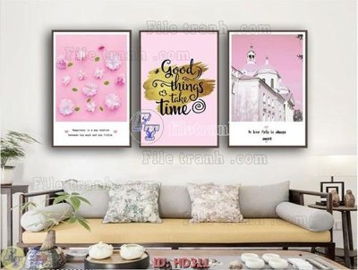 File in trần File tranh hiện đại HD311 (file gốc) phong thủy