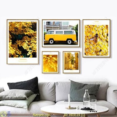 File gốc File tranh treo hiện đại HD3119 (cho in 3D) độc đáo