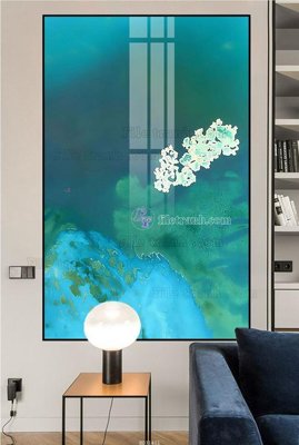 File gốc in ấn File tranh hiện đại pha lê gương HD31421 chuẩn màu CMYK