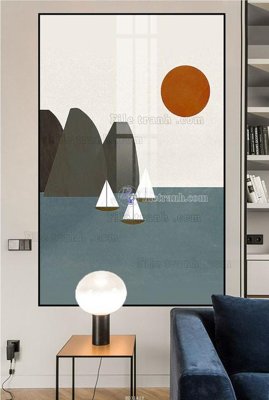 File gốc File tranh hiện đại pha lê gương HD31429 (in ấn) không giới hạn