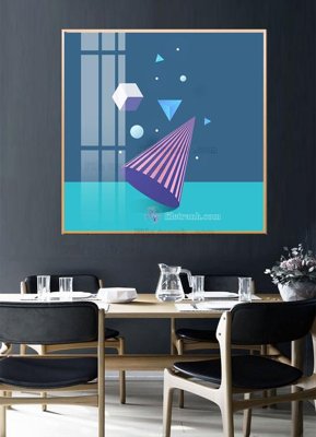 File tranh in trần File tranh hiện đại pha lê gương HD31493 (ảnh gốc siêu nét)