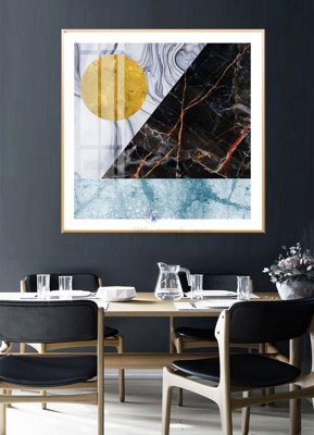 File tranh File tranh hiện đại pha lê gương HD31501 (file gốc) chủ đề phong thủy