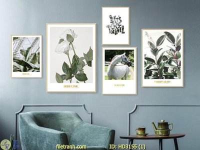 File tranh in trần File tranh treo hiện đại HD3155 (ảnh gốc siêu nét)
