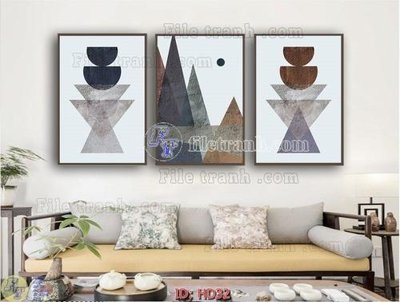 File tranh ảnh gốc File tranh hiện đại HD32 dùng cho in khổ lớn