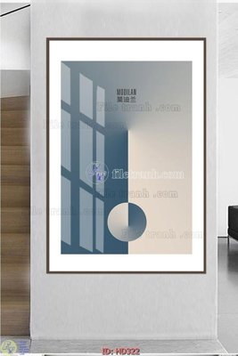 Download file gốc File tranh hiện đại HD322 (in mica) trang trí