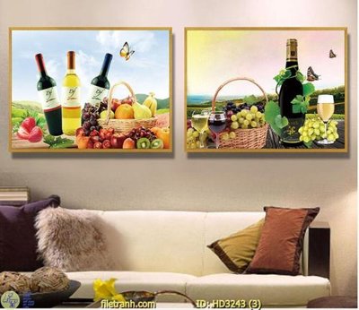File gốc File tranh treo hiện đại HD3243 (in lụa) trang trí tường