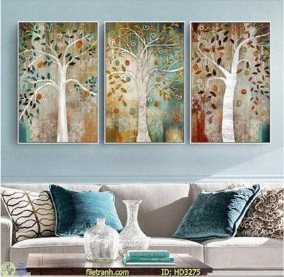 Ảnh gốc File tranh treo hiện đại HD3275 (độ nét cao) in mica
