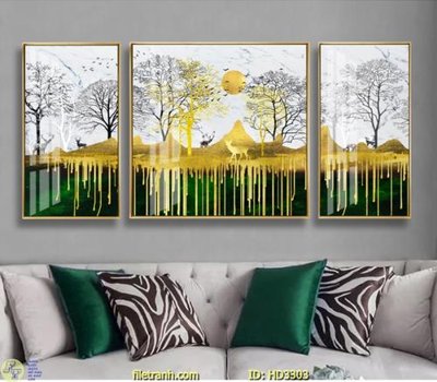 File gốc File tranh treo hiện đại HD3303 (PSD/TIFF) độ phân giải cao