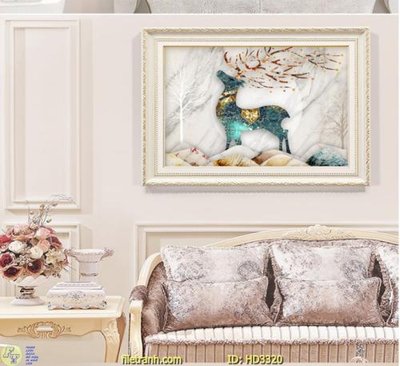 Tệp tin gốc File tranh treo hiện đại HD3320 (dùng cho in) File tranh treo hiện đại HD3320