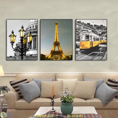 File PSD File tranh treo hiện đại HD3341 (gốc) cho in quảng cáo