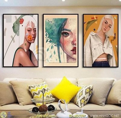Download file gốc File tranh treo hiện đại HD3397 (dùng cho in ấn)