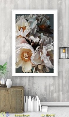 File tranh File tranh treo hiện đại HD3407 (ảnh gốc) in trần 3D