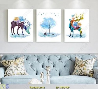 File tranh File tranh treo hiện đại HD3490 (ảnh gốc) cho in ấn kỹ thuật số