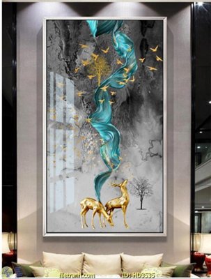 File PSD File tranh treo hiện đại HD3535 (chất lượng in ấn)