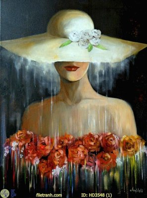 File tranh File tranh treo hiện đại HD3548 (gốc) in vải canvas