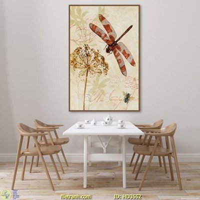 File in trần File tranh treo hiện đại HD3552 (file gốc) phong thủy