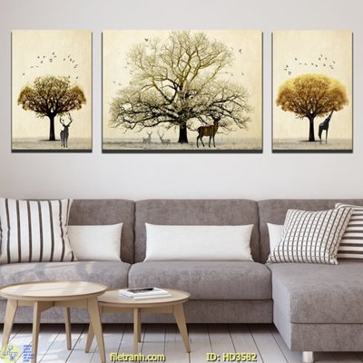 Tải file File tranh treo hiện đại HD3582 (gốc) làm file quảng cáo