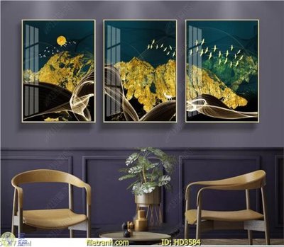 File in ấn File tranh treo hiện đại HD3584 (bản gốc) từ file gốc